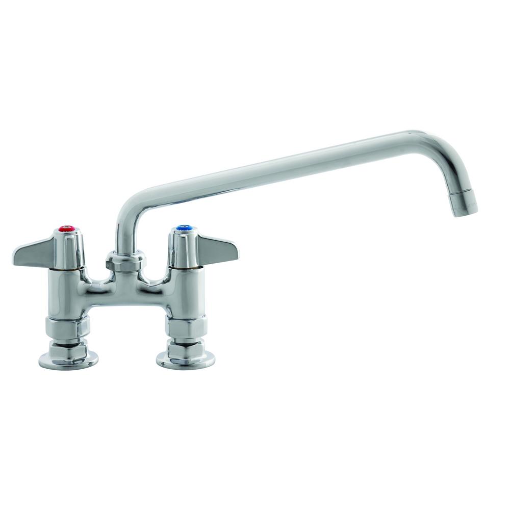 T&S 2Handle Standard Kitchen Faucet with Commercial Features in Chrome