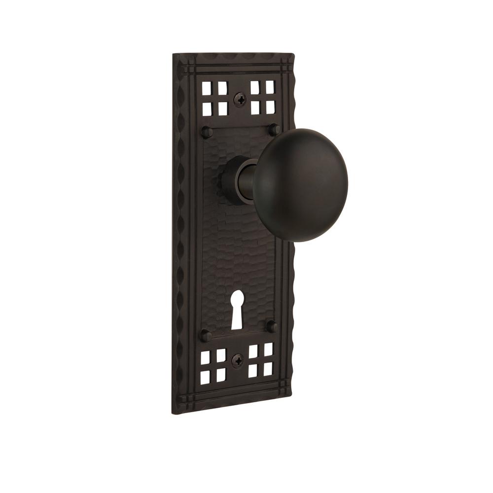 Nostalgic Warehouse New York Plate Interior Mortise New York Door