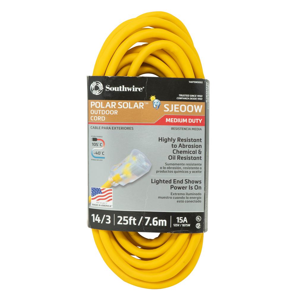 25 762152078879 Westinghouse 3-Outlet In-Line Heavy Duty Outdoor Cord