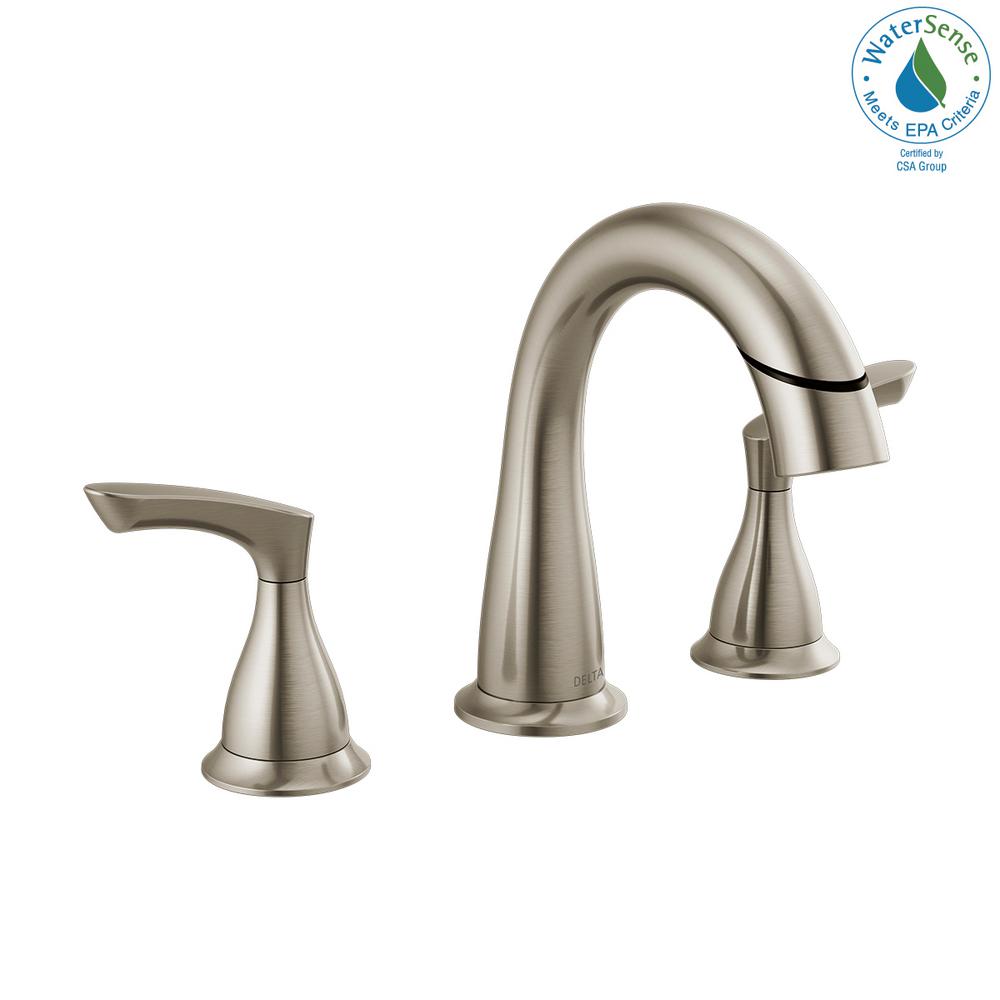 Delta Broadmoor 8 In Widespread 2 Handle Bathroom Faucet With Pull Down Spout Spotshield Brushed Nickel 35765lf Sppd The Home Depot - Delta Widespread Bathroom Faucet Delta Broadmoor 8 In Widespread 2 Handle Bathroom Faucet With Pull Down Spout Spotshield Brushed Nickel 35765lf Sppd The Home Depot - Delta Widespread Bathroom Faucet