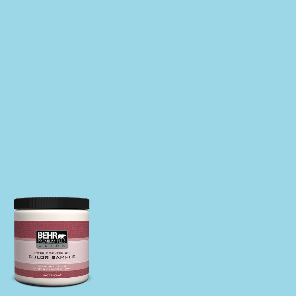 Behr Premium Plus Ultra 8 Oz P480 3 Cool Water Lake Matte Interior P480 3 Cool Water Lake Matte Interior