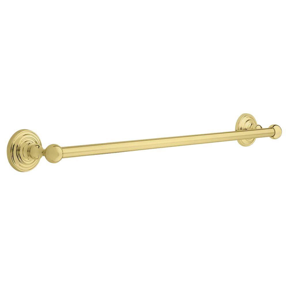 Delta Greenwich 24 in. Towel Bar in Polished Brass138270 The Home Depot