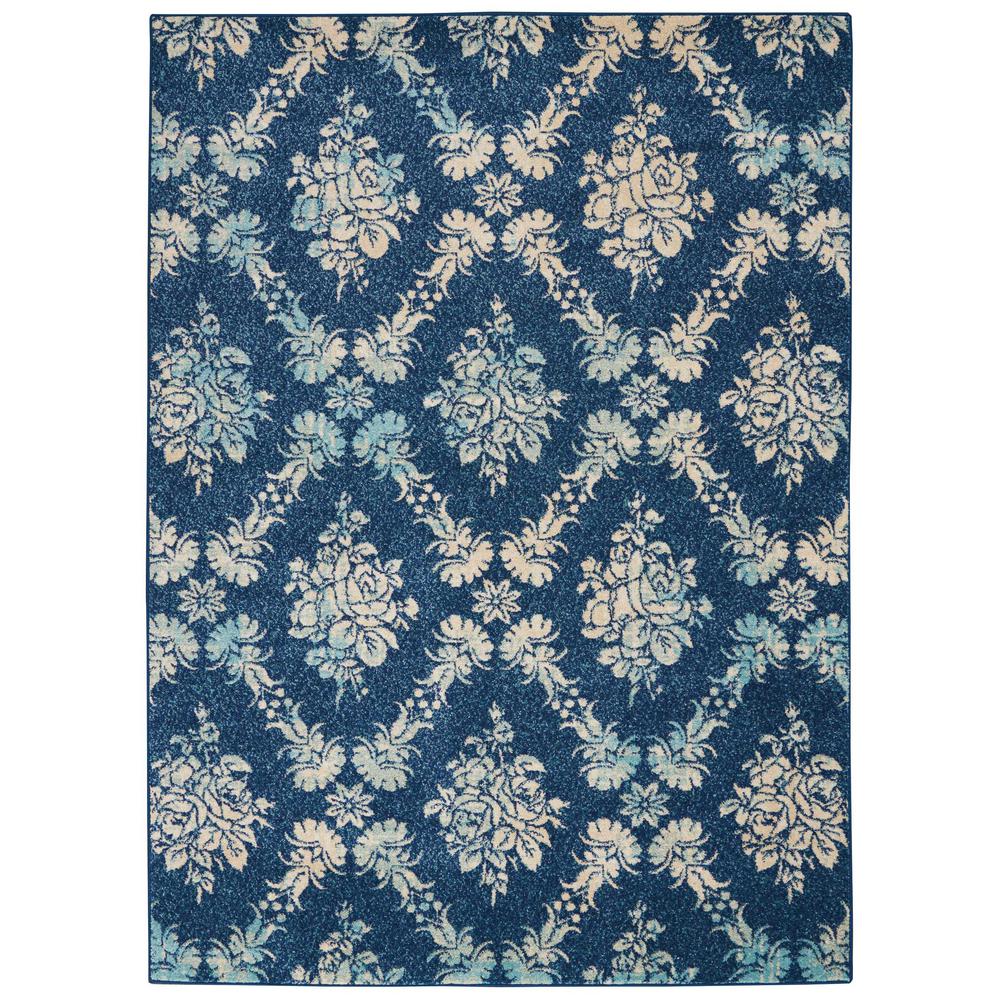 Nourison Tranquil 2 Ft X 4 Navy Blue Vintage Small Area Rug Nourison Tranquil 2 Ft X 4 Navy Blue Vintage Small Area Rug