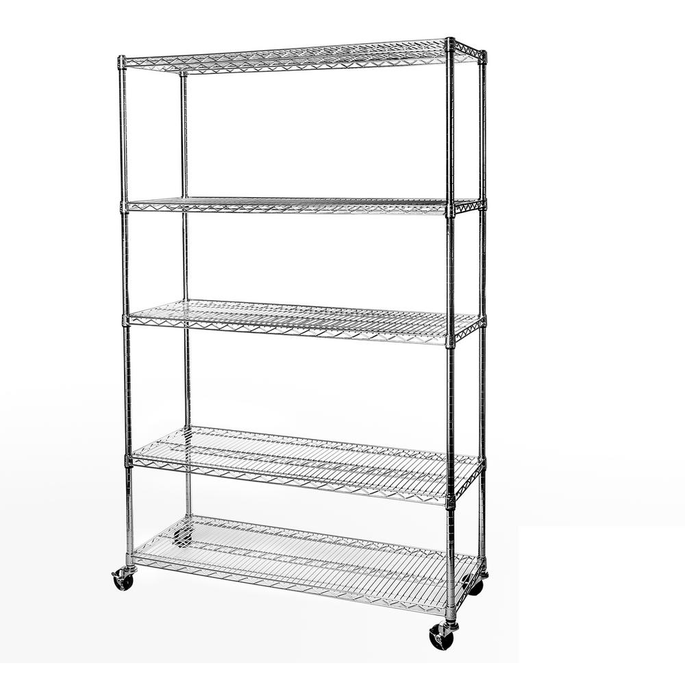 Seville Classics 48 in W x 18 in D x 72 in H UltraDurable Commercial