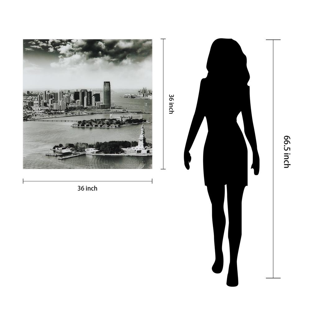 Empire Art Direct New York Skyline Glass Wall Printed