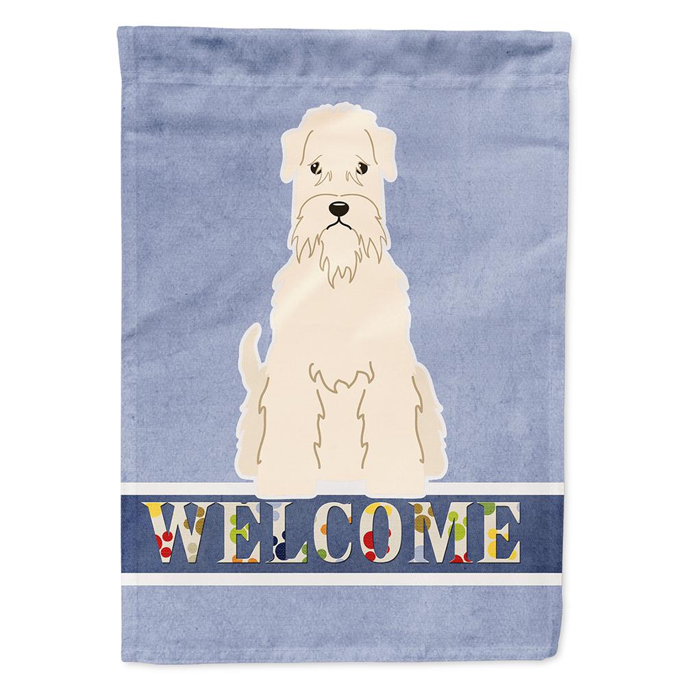 Carolines Treasures BB2533PW1216 Between Friends Soft Coated Wheaten Terrier Canvas Fabric Decorative Pillow 12H x16W Multicolor