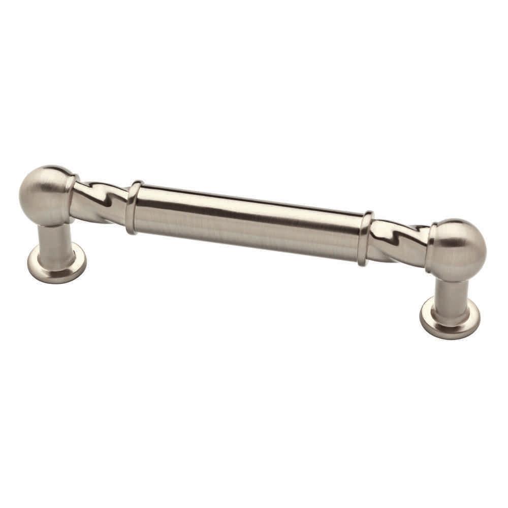 Liberty Sisal 33/4 in. (96mm) Satin Nickel Drawer PullP22999CSNCP