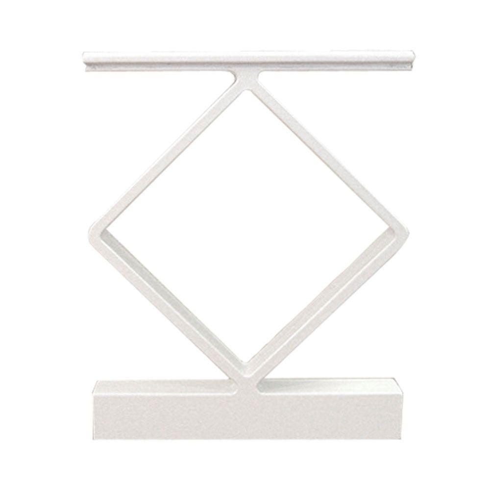 Peak Aluminum Railing White Aluminum Decorative Handrail Spacers Rail