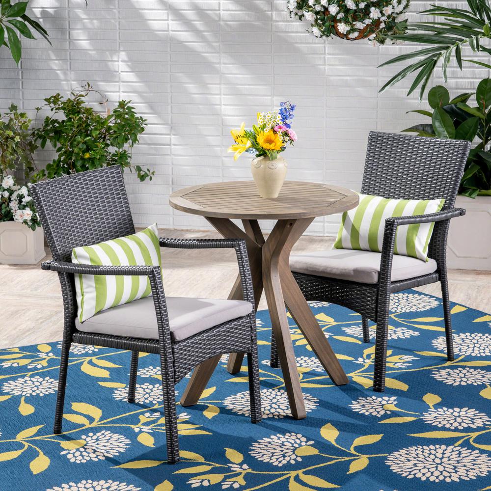 3 Piece Wooden Bistro Set Photos