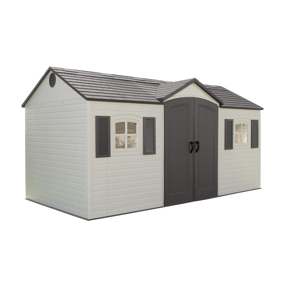 Lifetime 15 Ft X 8 Ft Outdoor Garden Shed 6446 The Home Depot