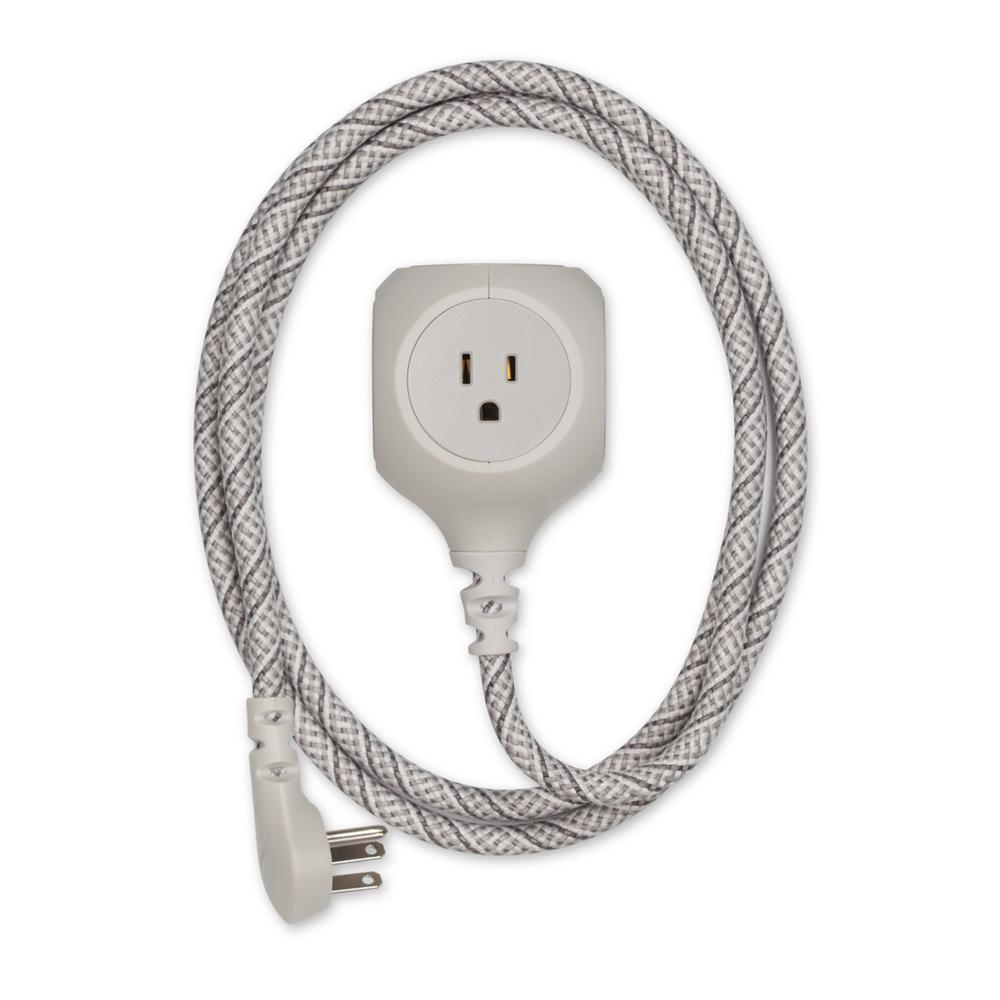 360electrial Habitat 6 ft. 14/3 Fashion Extension Cord with Dual 2.4