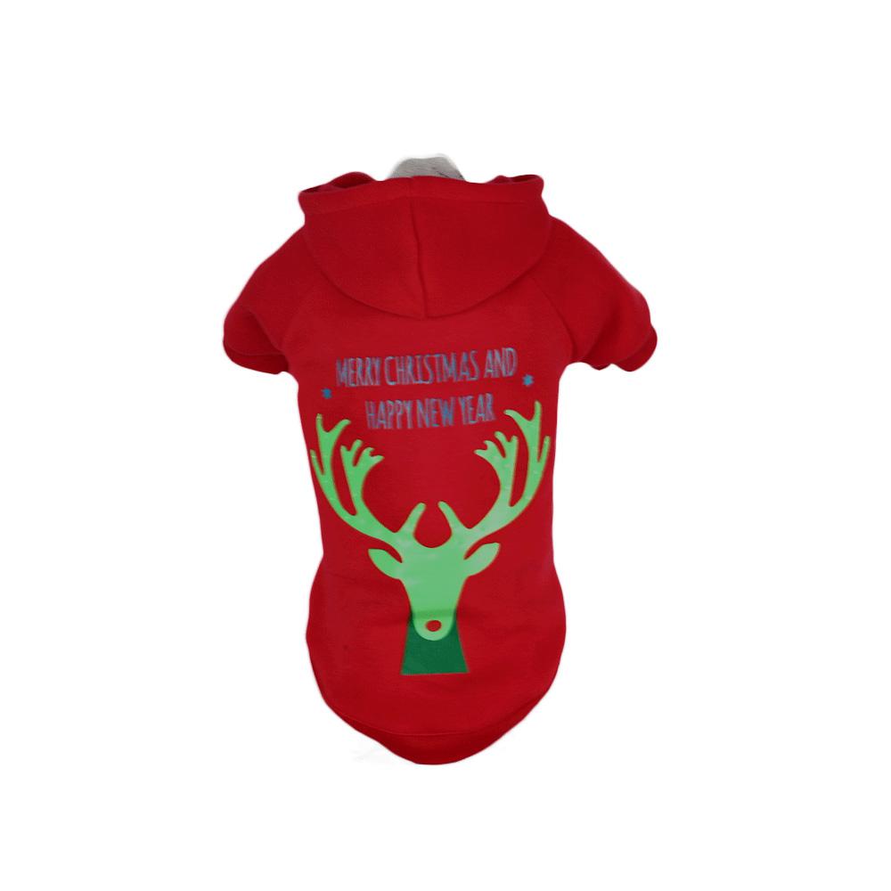 reindeer hooded sweater