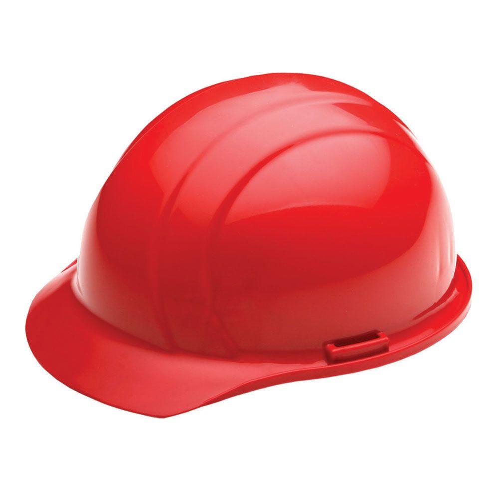 red construction hat