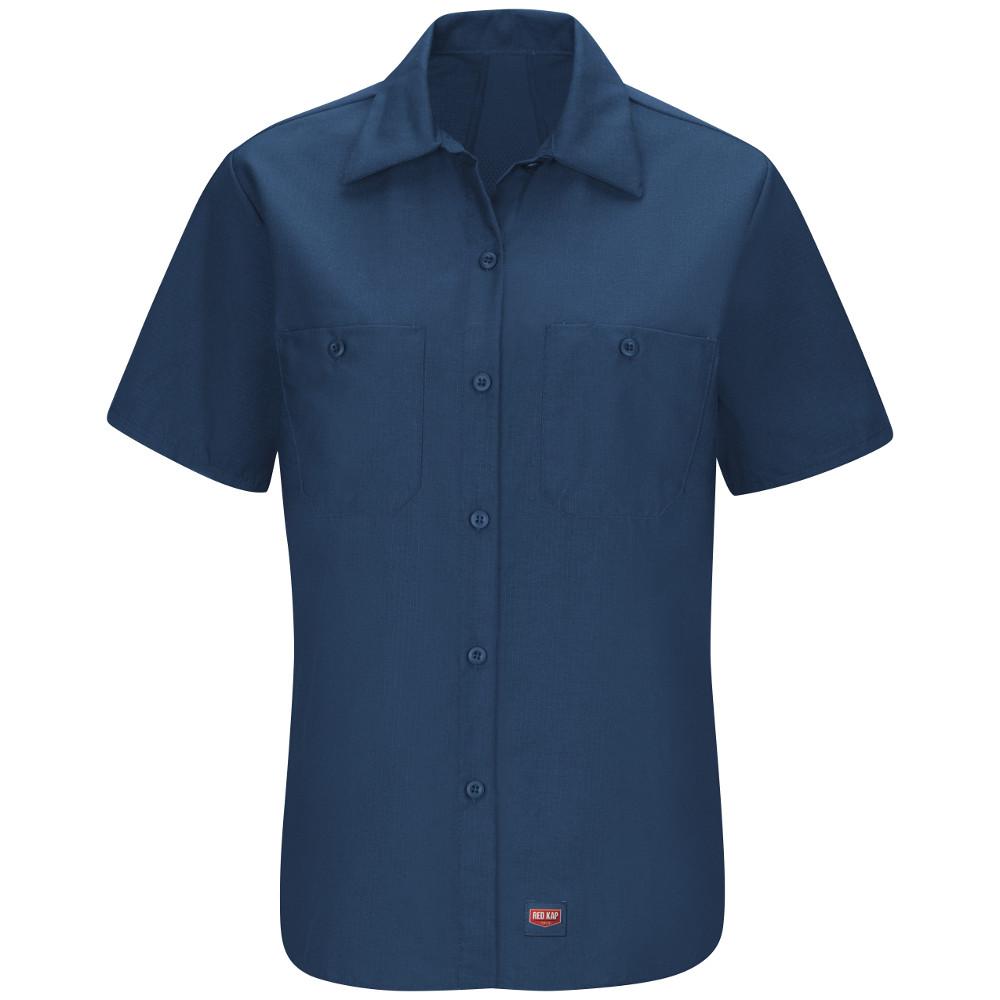 blue work shirt womens