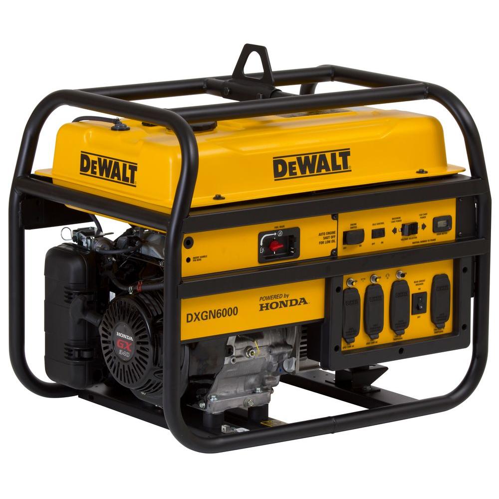 DEWALT 7,000-Watt Gasoline Powered Electric Start Portable ...