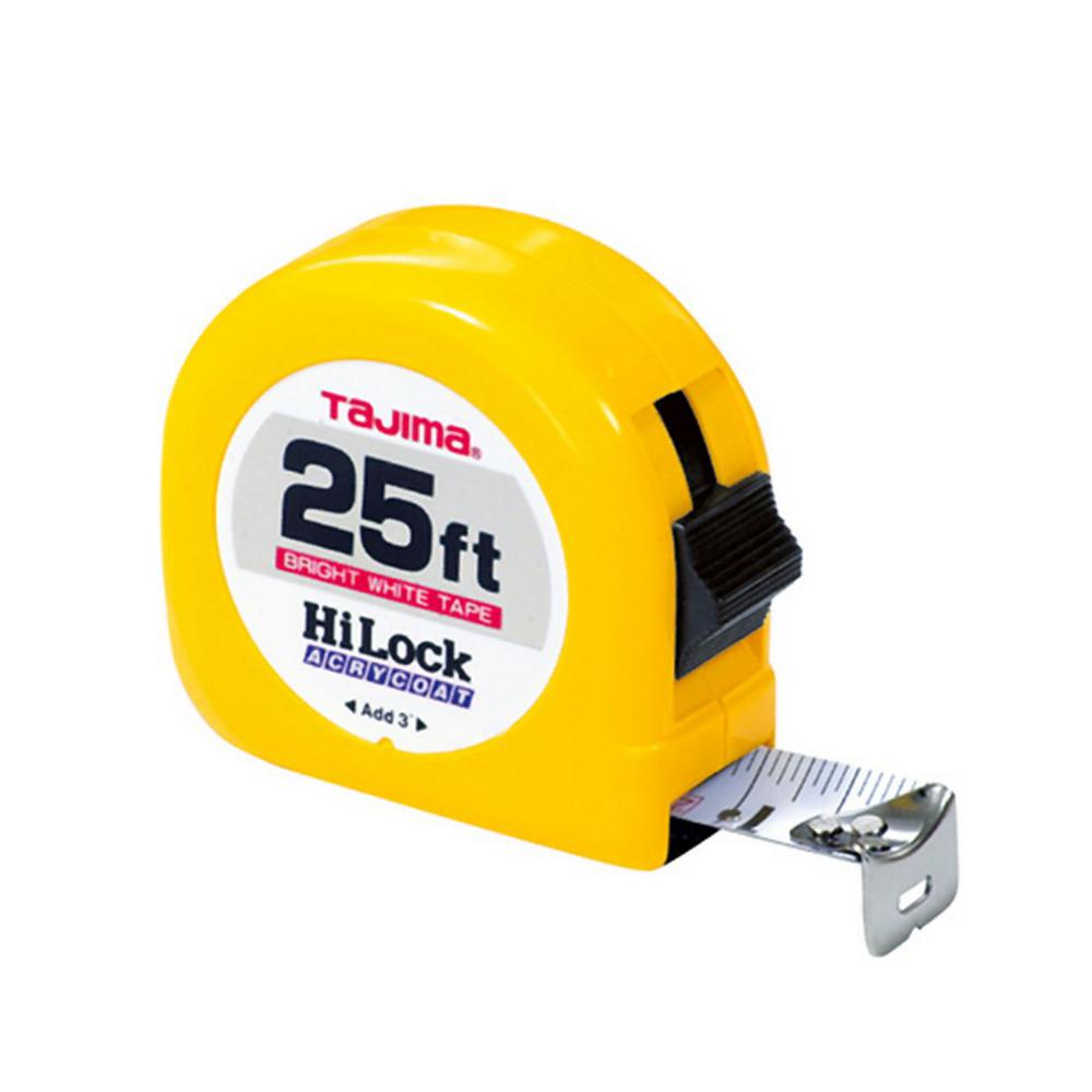 Tajima HiLock 25 ft. Tape MeasureHL25BW The Home Depot