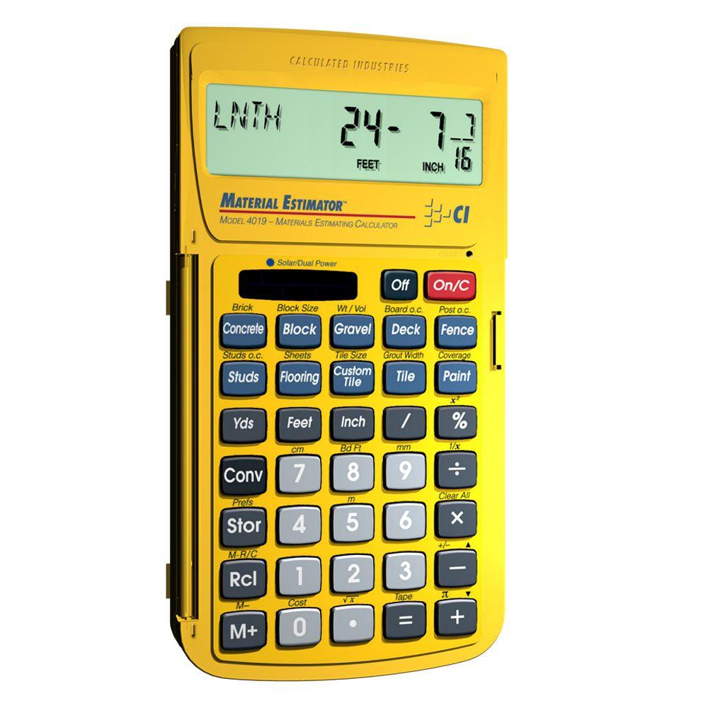 Calculated Industries Calculators 4019 64 1000 