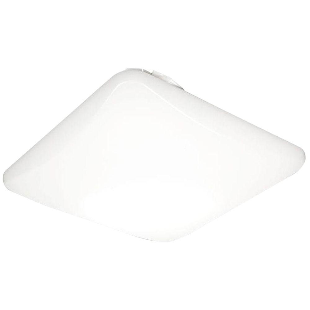 Lithonia Lighting 11 In Square Low Profile White Intergrated Led Lithonia Lighting 11 In Square Low Profile White Intergrated Led Flushmount