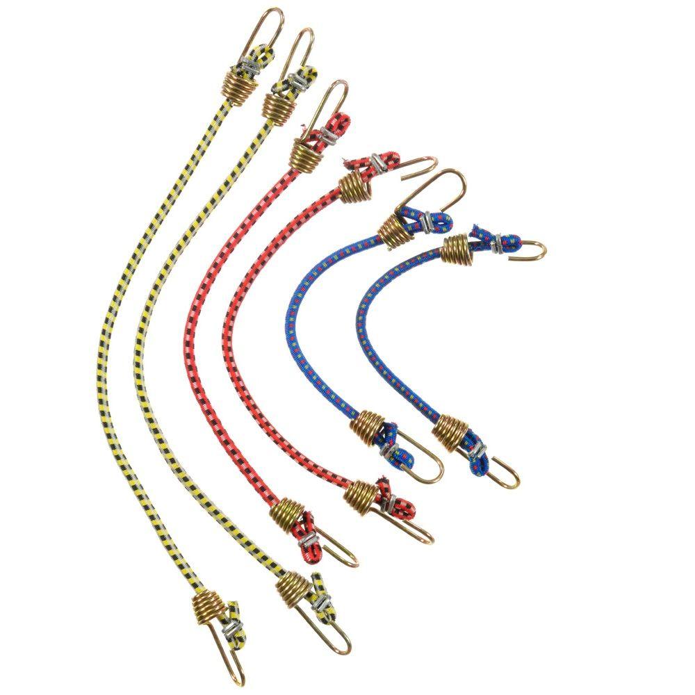 Keeper 26 in., 28 in., 210 in.Mini Bungee Cords 6Pieces06054 The Home Depot