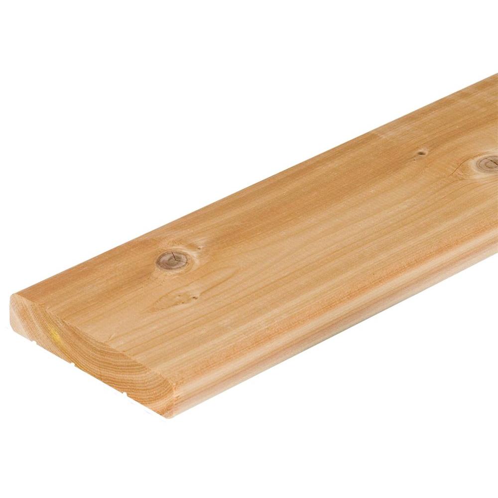 2 in. x 6 in. x 8 ft. Premium S4S Radius Edge Cedar Lumber0524208