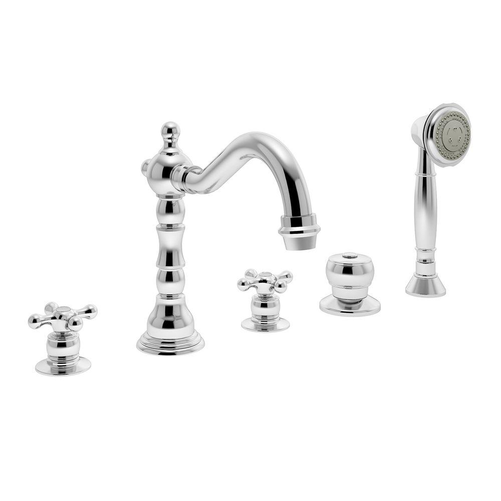 Symmons Carrington 2 Handle Deck Mount Roman Tub Faucet With