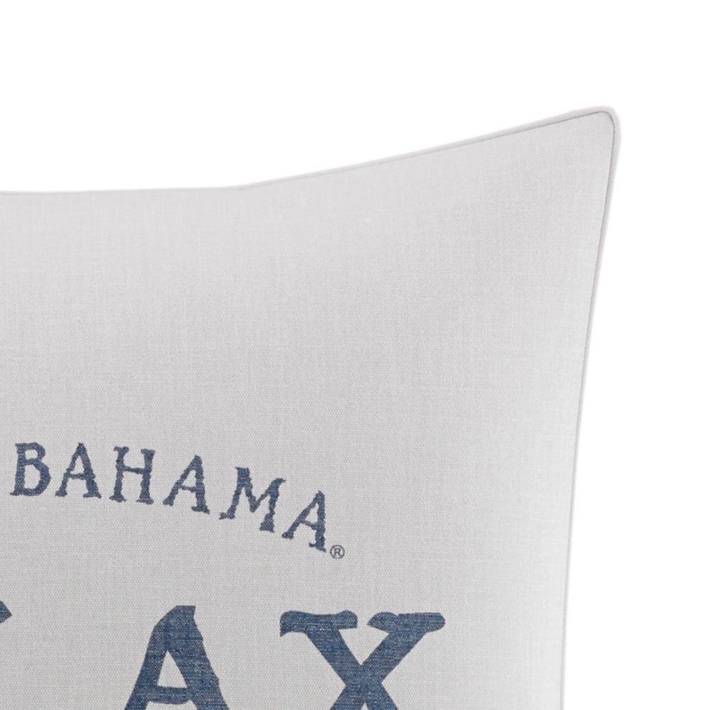 Tommy Bahama Raw Coast Blue Relax 20 in. x 20 in. Throw Pillow 221199