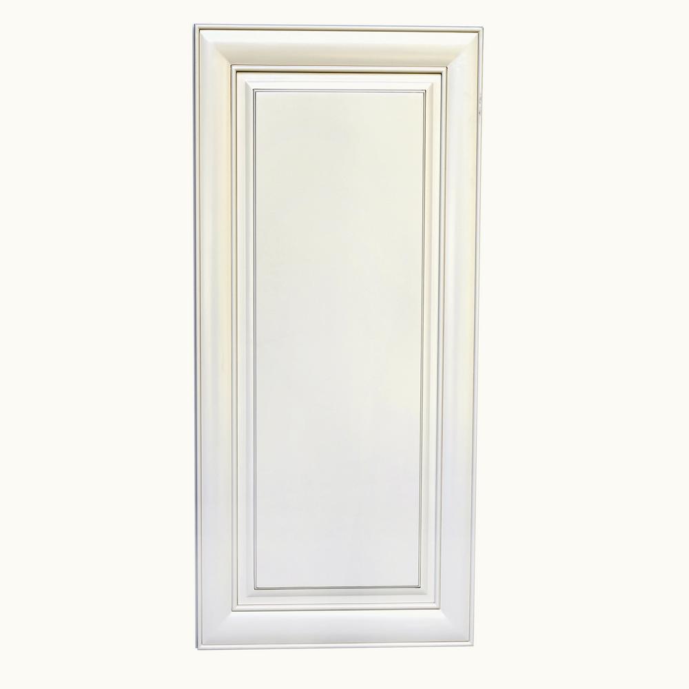 Plywell Holden Ready To Assemble 12x42x12 In High Single Door Wall Cabinet Antique White