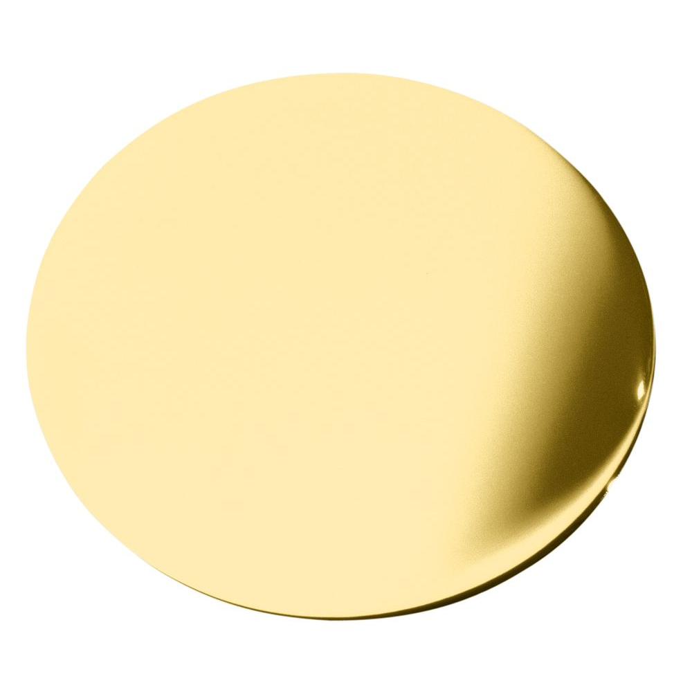 KOHLER 13/4 in. Round Sink Hole Cover in Vibrant Polished BrassK8830
