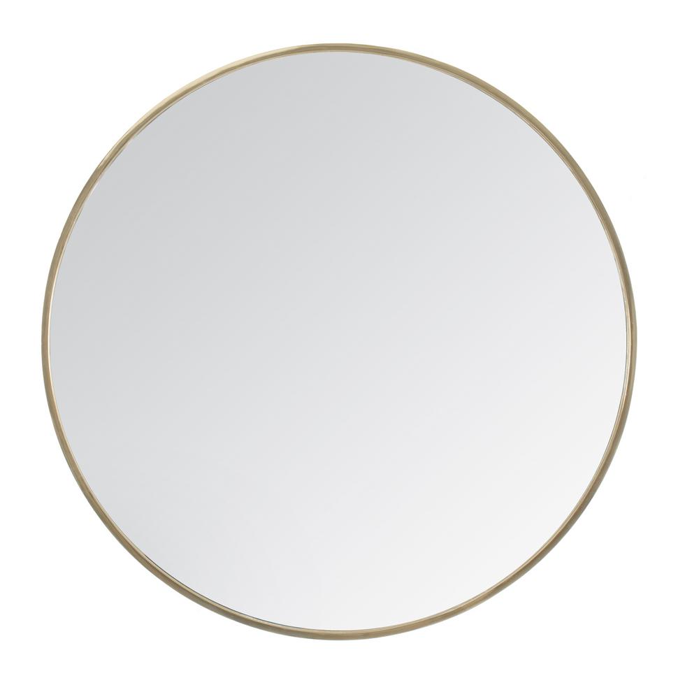 Round Gold Mirrors Home Decor The Home Depot