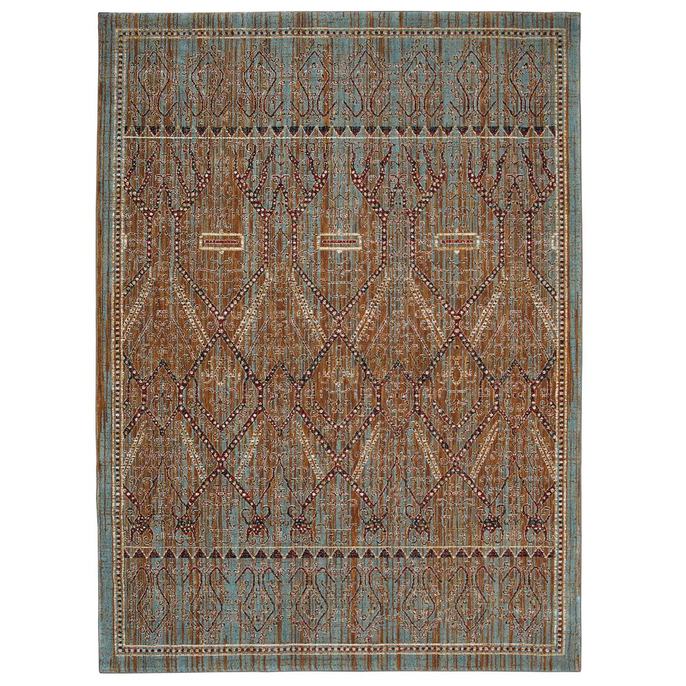 9 X 12 Gold Area Rugs The Home Depot Salina Aquamarine 9 Ft 6 In X 12 11