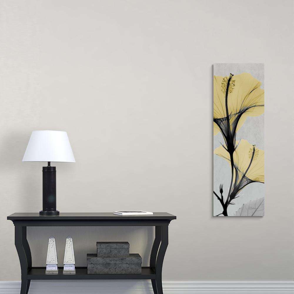 Greatbigcanvas Hibiscus By Albert Koetsier Canvas Wall Art 2186797 24 12x36 The Home Depot