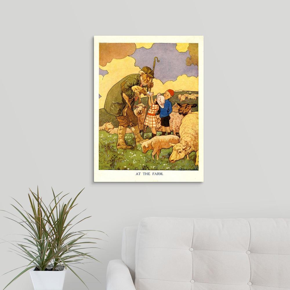Great Big Canvas 18 In X 24 Uk Ilrations Book Plate By Uk Ilrations Book Plate By Advertising Archives Canvas Wall Art 2267905 24 18x24 The Home Depot