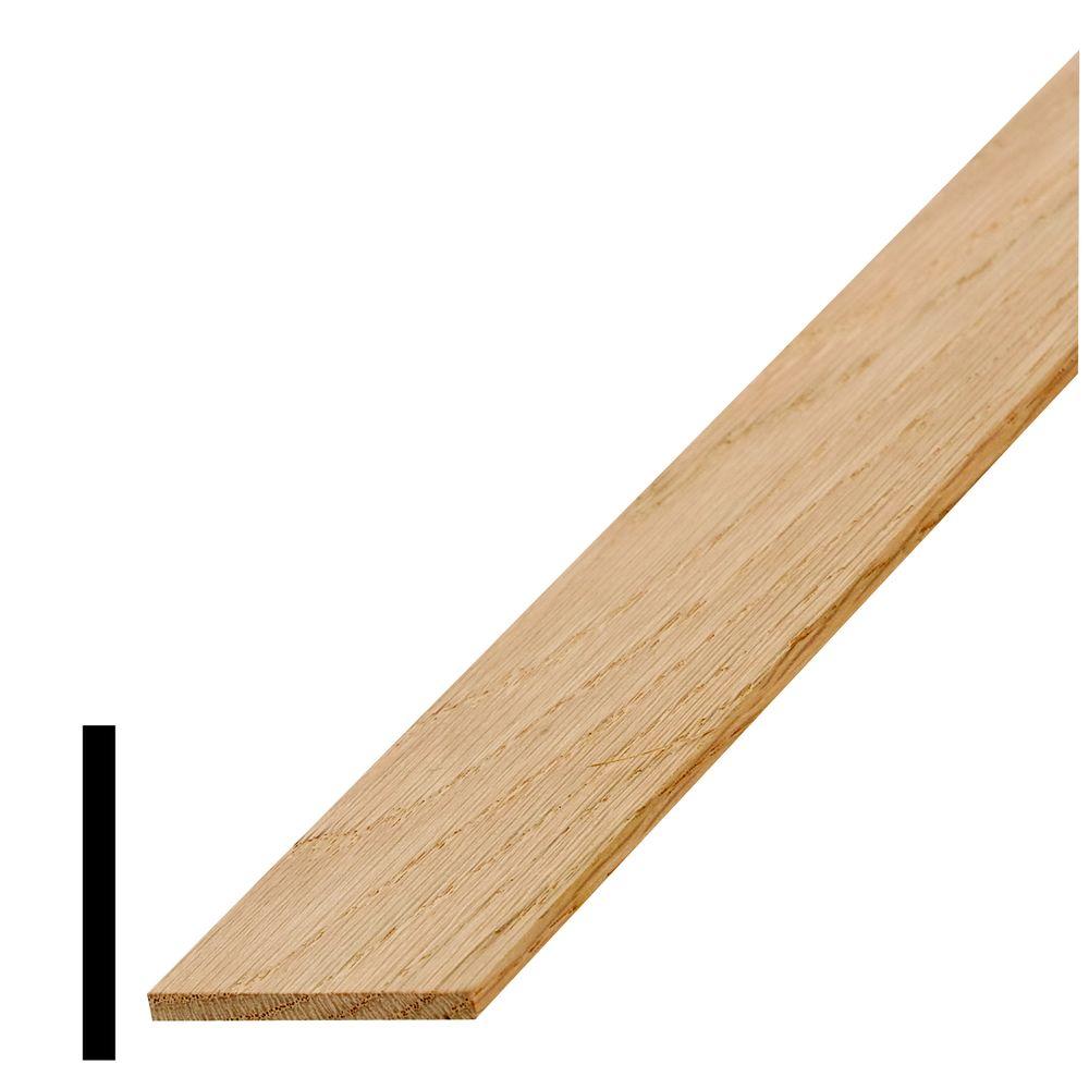 Alexandria Moulding LWM 962 3/16 in. x 4 in. Oak Mullion Moulding87440