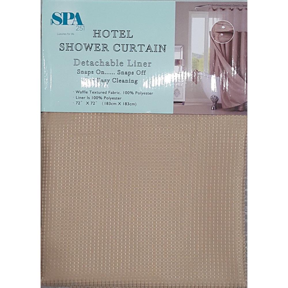 Dainty Home Complete 72 In Mocha Shower Curtain Cscdlmo The
