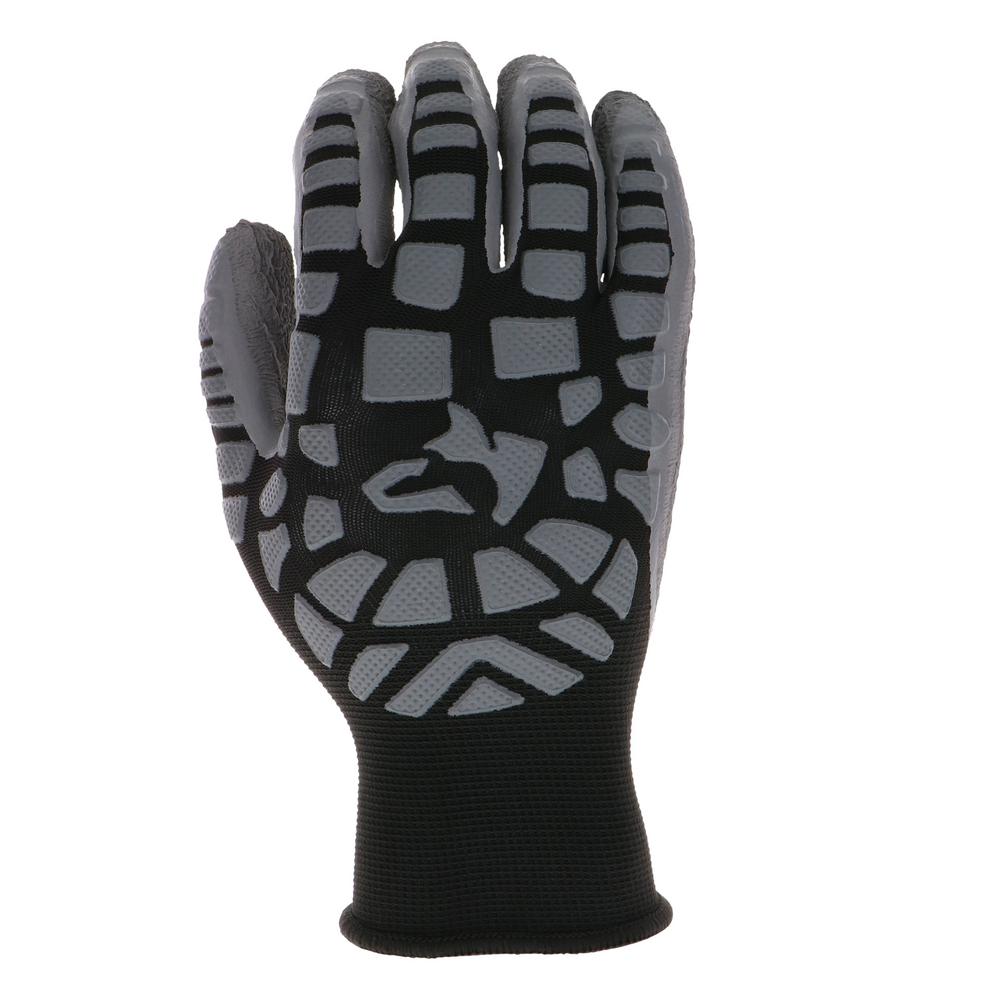 Husky Large Micro Armor Latex Foam Dipped Gloves (3-Pack)-HK37131-L3P