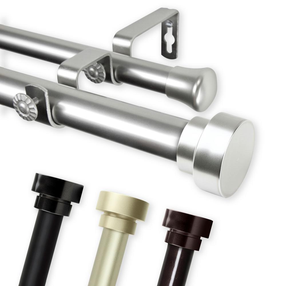 Rod Desyne Bonnet 160 In 240 In Double Curtain Rod In In