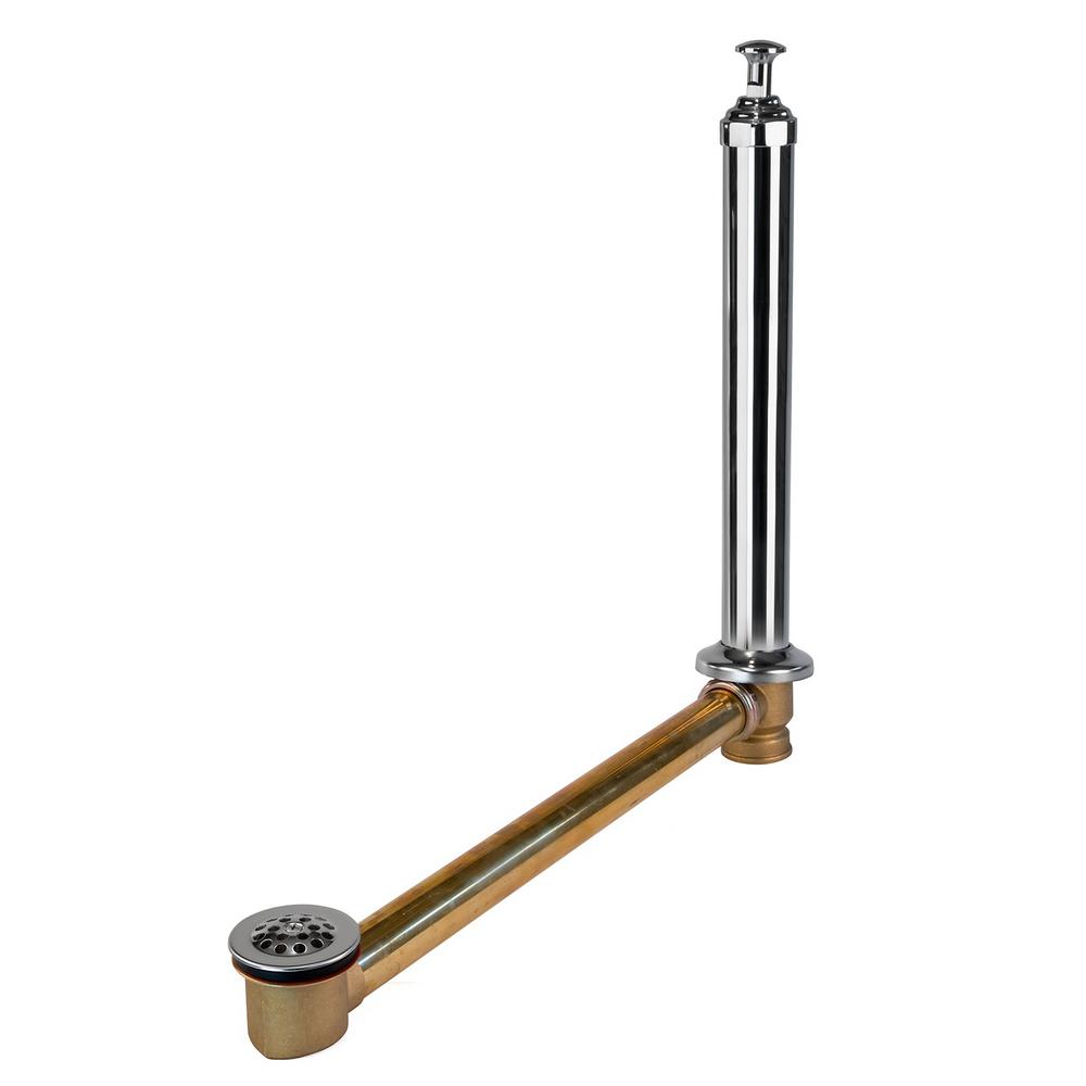 Everbilt Grid 11/2 in. 20Gauge Brass Freestanding Bath Waste and