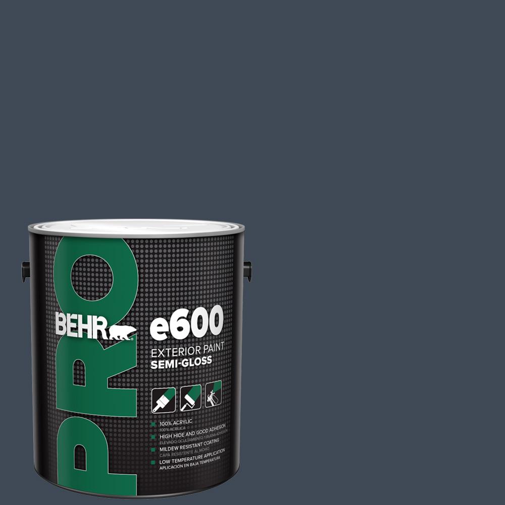BEHR PRO 1 gal. PPU1420 Starless Night SemiGloss