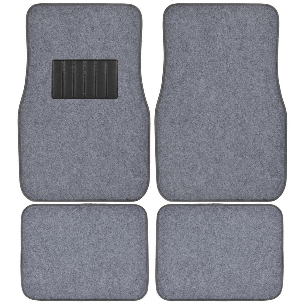 Bdk Classic Mt 100 Silver Carpet With Rubberized Backing 4 Piece