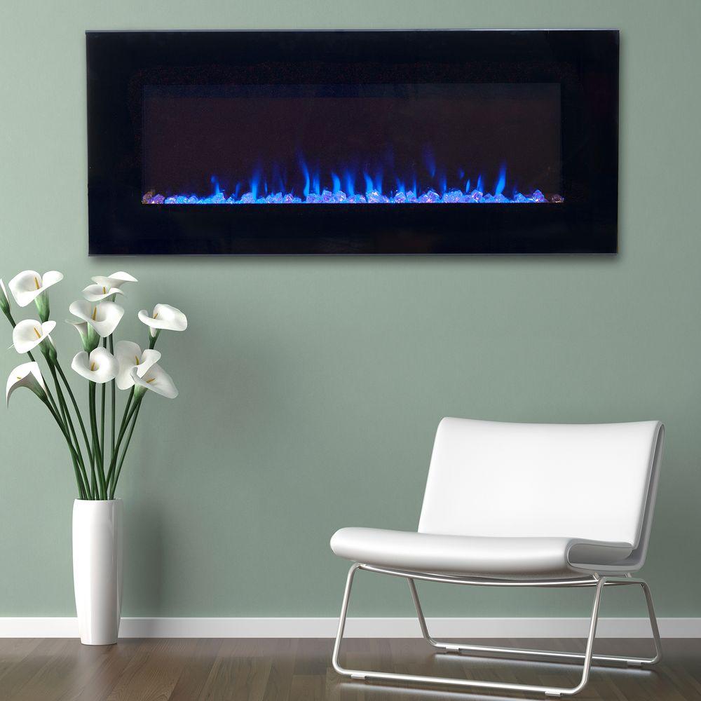 Classic Flame Luminosity 48 In Wall Mount Electric Fireplace In