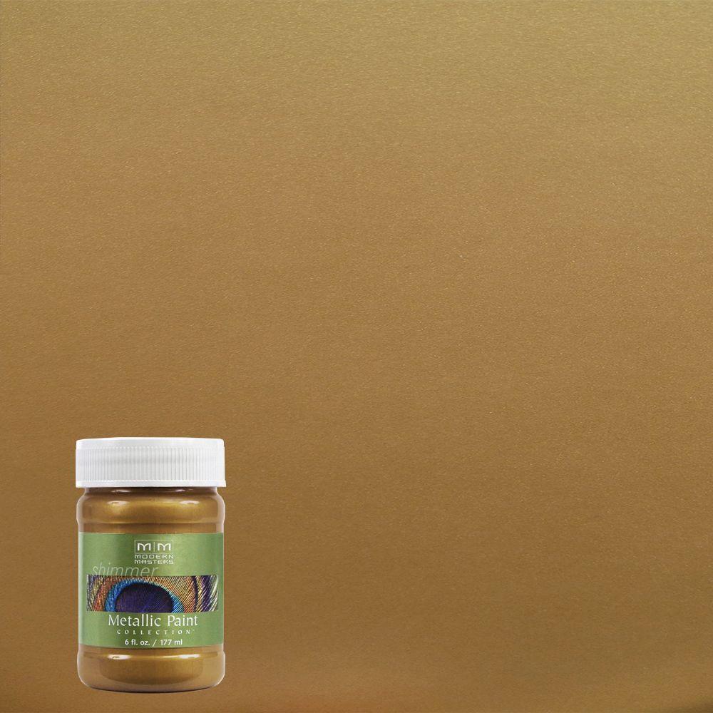 Modern Masters 6 Oz Brass Metallic Interior Exterior Paint ME28906   Brass Modern Masters Faux Finish Wall Paint Me28906 64 1000 