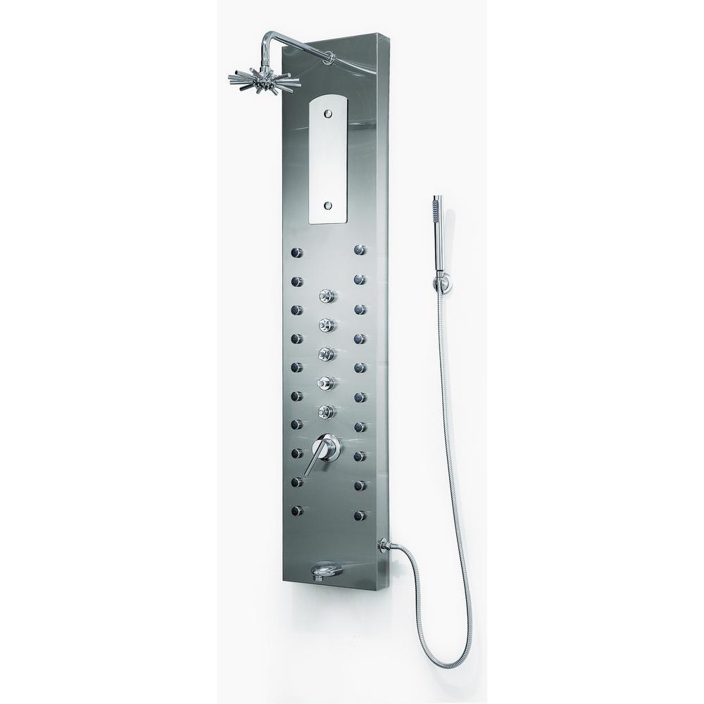 Kokols 59 inch 20-Jetted Full Body Shower Panel System with Heavy Rain Shower... by Kokols