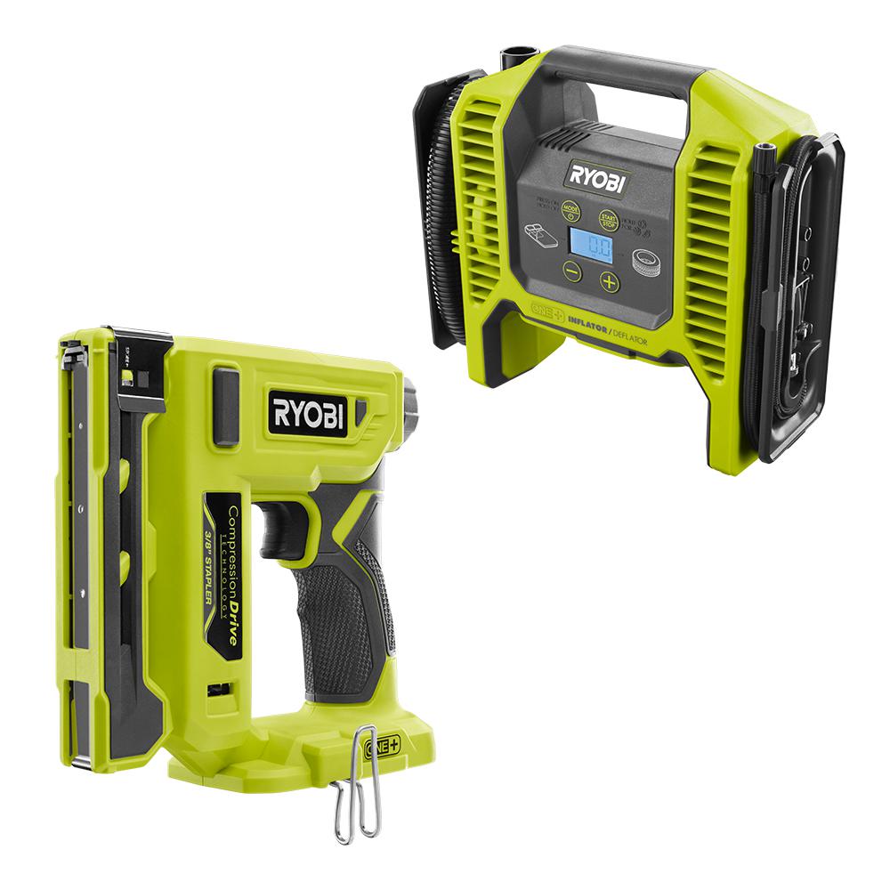 RYOBI 18Volt ONE+ LithiumIon Cordless High Pressure Inflator with