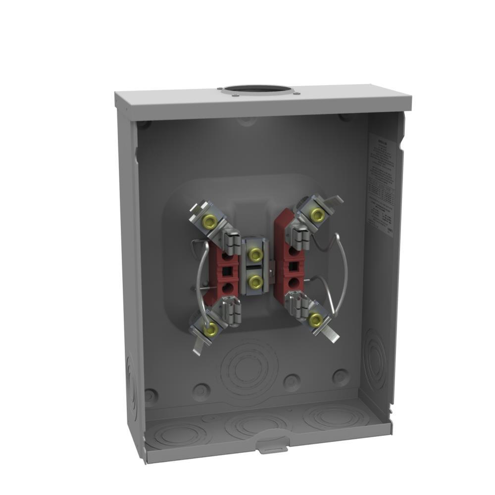 Milbank 200 Amp 4 Terminal Ringless Overhead/Underground Meter Socket