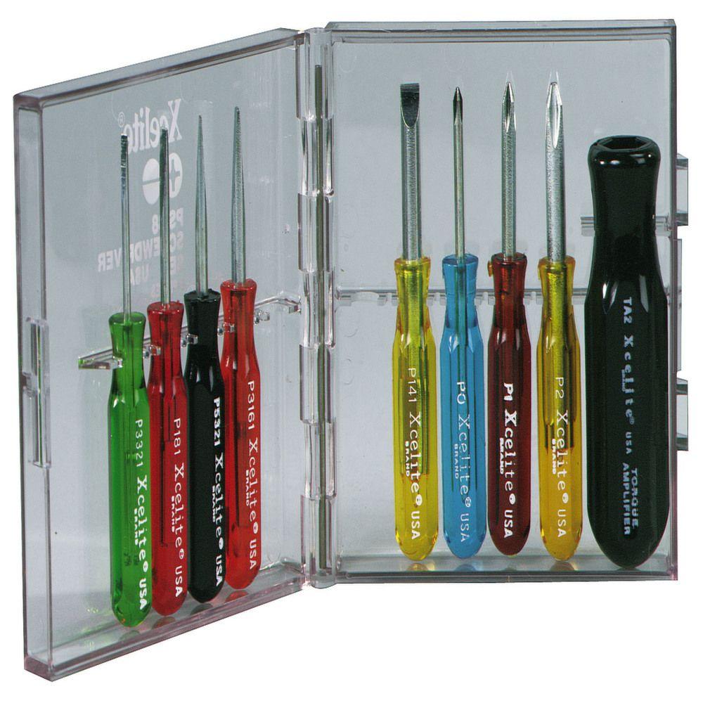 Xcelite Mini Screwdriver Set (9Piece)PS88 The Home Depot