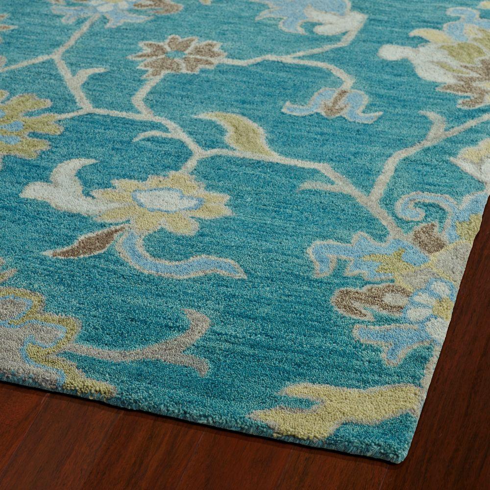 Kaleen Helena Turquoise 9 Ft X 12 Area Rug Kaleen Helena Turquoise 9 Ft X 12 Area Rug