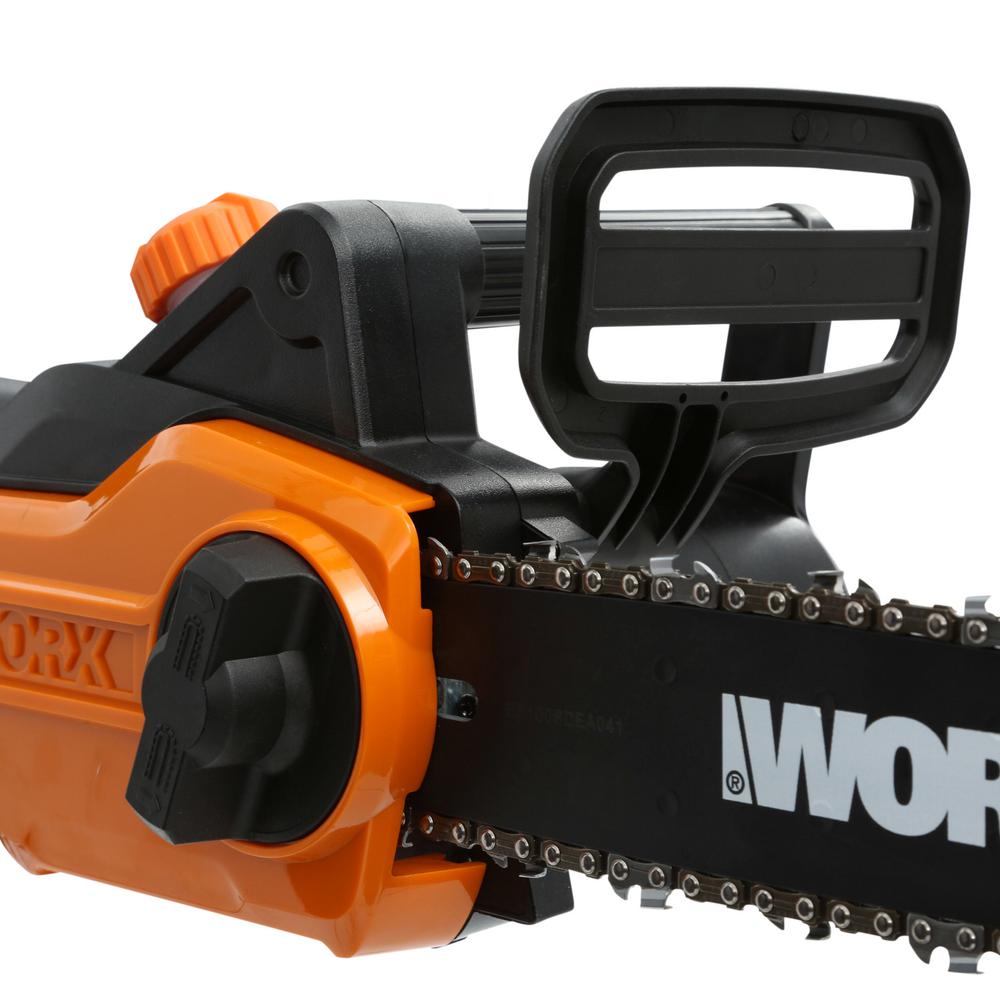 WORX WG309 8 Amp 10/" 2-In-1 Electric Pole Saw /& Chainsaw with Auto-Tension