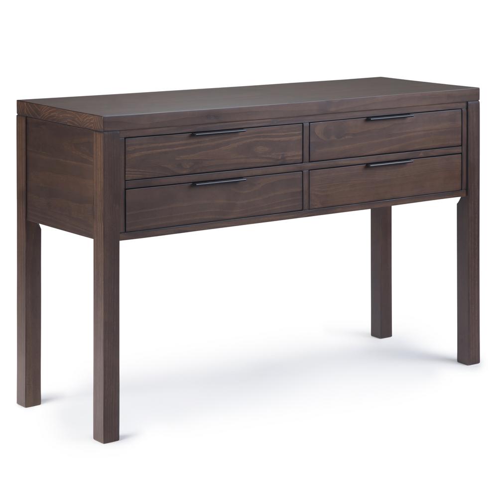 Simpli Home Hollander Solid Wood 48 In Wide Modern Contemporary