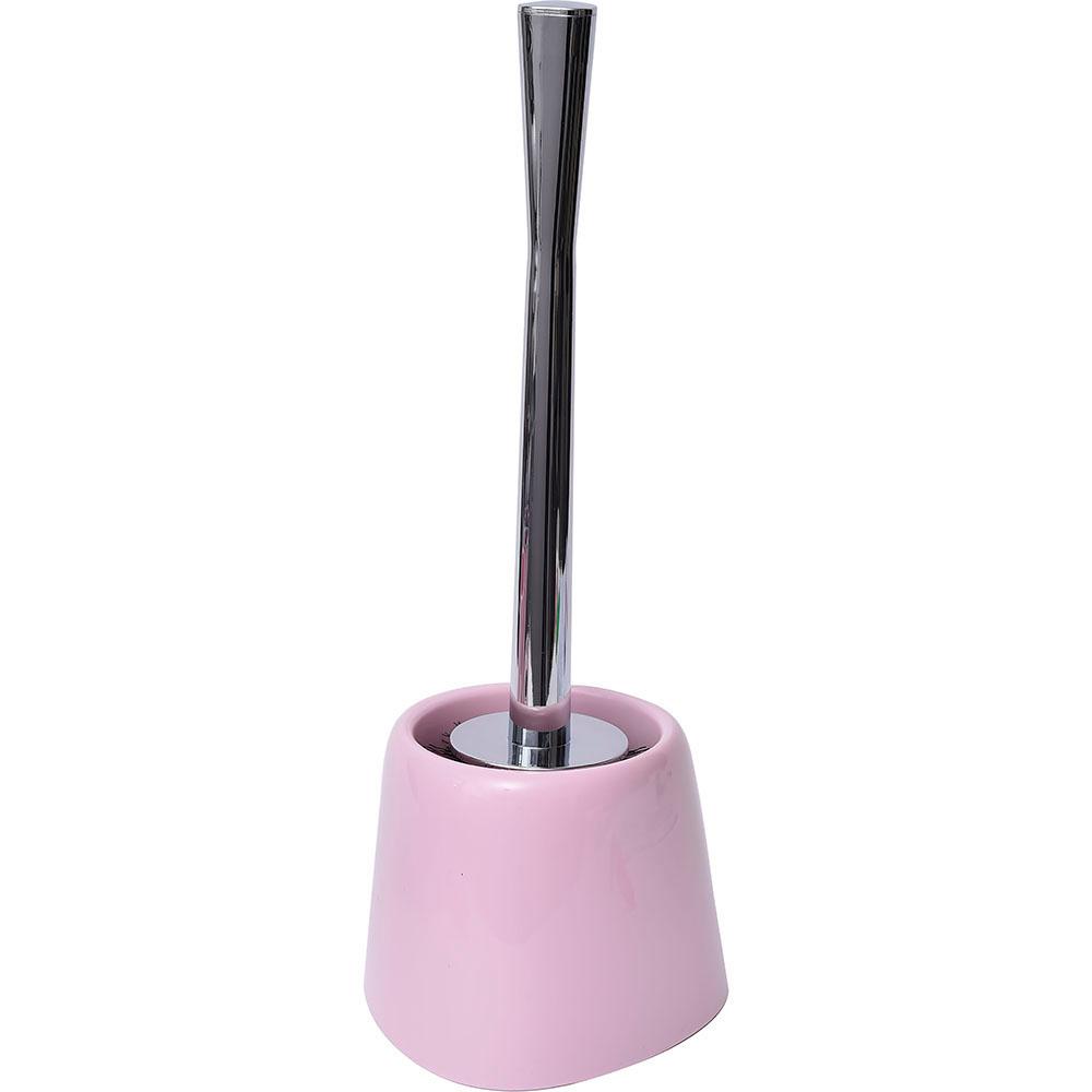 pink toilet brush holder