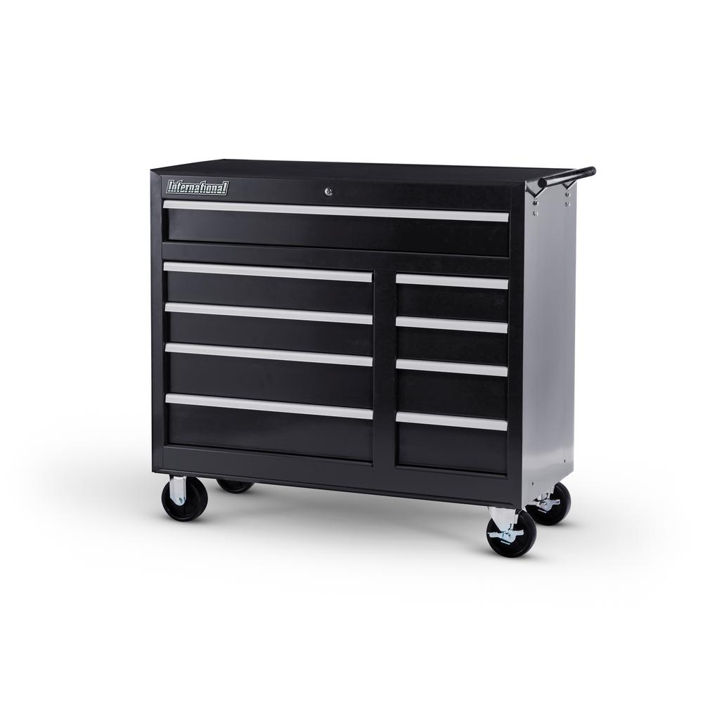 International 42 In Work Series 9 Drawer Cabinet Black Wrb International 42 In Work Series 9 Drawer Cabinet Black